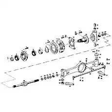 KNUCKLE PIN - Блок «387.7706.01 FRONT AXLE-INTERNAL PARTS»  (номер на схеме: 25)