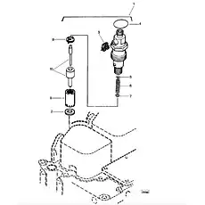 Seal, Banjo Connector - Блок «Fuel Injector 3»  (номер на схеме: 3)
