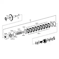 Tapered roller bearing (44,450X95,250X28,575) - Блок «СОЕДИНЕНИЕ 4657.171.032»  (номер на схеме: 240)