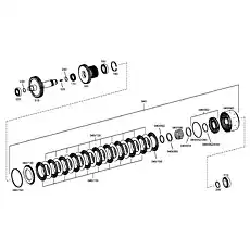Tapered roller bearing (44,450X95,250X28,575) - Блок «СОЕДИНЕНИЕ 4657.176.017»  (номер на схеме: 210)