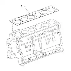 GASKET CYLINDER HEAD (M8 X 1.25-20 9.8 PLAIN) - Блок «Mounting Cylinder Head»  (номер на схеме: 01)