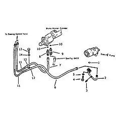Washer 10 - Блок «Трубопровод рулевого управления»  (номер на схеме: 14)
