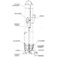 The jacket of columniform plug - Блок «05611003 Система электрической стрелы»  (номер на схеме: 11)