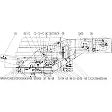 Check valve - Блок «08613044 Трубопровод гидравлической системы»  (номер на схеме: 45)