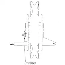 Washer 6 - Блок «10220269 Электрическая система одиночного шкива конца стрелы»  (номер на схеме: 5)