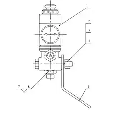 Bending plate - Блок «xz16k-41-5a Клапан соленоида в сборе»  (номер на схеме: 5)