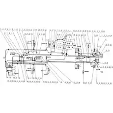 Washer 8 - Блок «xz35k-42 Трубки циркуляции воздуха в сборе»  (номер на схеме: 1)