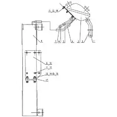 Rubber hose - Блок «xz50k-48 Радиатор в сборе»  (номер на схеме: 2)