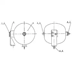 Washer 8 - Блок «Воздушный ресивер»  (номер на схеме: 2)