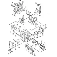 PIN - Блок «Сервоклапан подъема лезвия (PD320Y-1)»  (номер на схеме: 3)