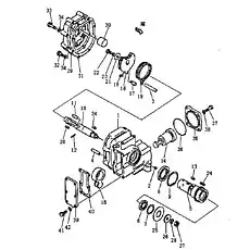 RING,SNAP - Блок «Сервоклапан управления наклоном лезвия и рыхлителя (PD320Y-1)»  (номер на схеме: 7)