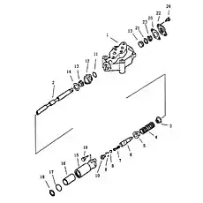 PLATE - Блок «Клапан штифта съемника»  (номер на схеме: 17)