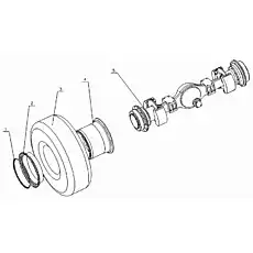 Outer wheel bead - Блок «Колесный обод, привод оси и шина в сборе»  (номер на схеме: 2)