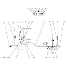 Instruments panel harness - Блок «Электрическая система»  (номер на схеме: 25)