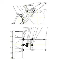 Tilt arm support shaft - Блок «Инструмент в сборе»  (номер на схеме: 11)