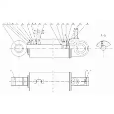 Joint bearing GE40ES-C3 - Блок «Цилиндр рулевого управления»  (номер на схеме: 20)