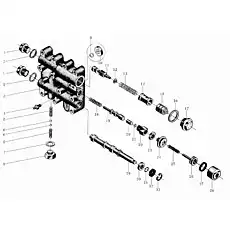 Brake valve stem - Блок «Клапан управления коробкой передач в сборе»  (номер на схеме: 19)