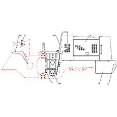 Right rear mudguard assembly - Блок «Система выходной панели»  (номер на схеме: 4)