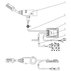 Electromagnetic valve - Блок «Гидро-электрическая система управления»  (номер на схеме: 5)