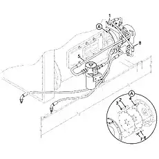 Torque converter assembly - Блок «Система гидротрансформатора»  (номер на схеме: 1)