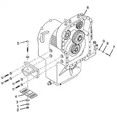 Transmission assembly - Блок «Система коробки передач»  (номер на схеме: 6)