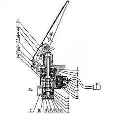 Valve body - Блок «HP3514AB Воздушный клапан разрыва»  (номер на схеме: 22)
