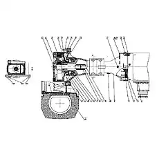 Washer - Блок «Z33E06T2 Передняя ось»  (номер на схеме: 26)