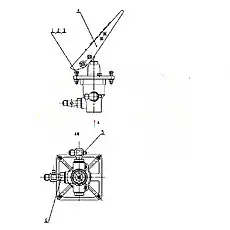 Connector - Блок «Z33E0901 Педальный тормозной клапан в сборе»  (номер на схеме: 6)
