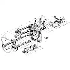 Pump Body - Блок «Комбинированная шестерня Z35F0301A»  (номер на схеме: 61)