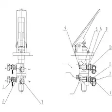Connector - Блок «Клапан служебного тормоза в сборе Z35H0901T4»  (номер на схеме: 3)