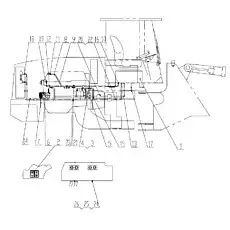 Nut M10 - Блок «Система кондиционирования Z40H17»  (номер на схеме: 10)