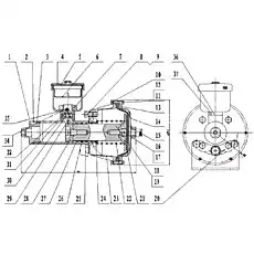 Piston Rod O-ring - Блок «Помощник»  (номер на схеме: 26)