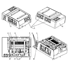 Air-condition cover - Блок «Испаритель в сборе Z40H17»  (номер на схеме: 6)