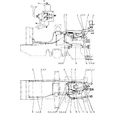 Flange - Блок «Полная гидравлическая рулевая система Z40H08»  (номер на схеме: 17)
