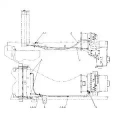 Hose - Блок «Масляная линия коробки передач и контрольная система»  (номер на схеме: 4)