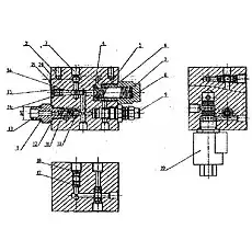 (10) Connector - Блок «DKF1-00 Клапан»  (номер на схеме: 3)