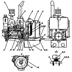 Bracket - Блок «Z38G01T4 Двигатель в сборе»  (номер на схеме: 29)