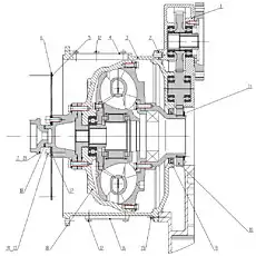 Impeller Hub - Блок «Преобразователь крутящего момента в сборе Z50G02T21»  (номер на схеме: 13)