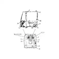 Hazard SW - Блок «Z50E15T56 Электрические компоненты»  (номер на схеме: 14)