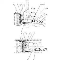 Hose - Блок «Система управления вентилятором Z50G18T17»  (номер на схеме: 2)