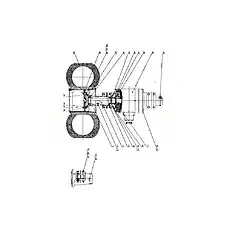 Inner Gear Ring - Блок «Z80H06T2 Передняя ось»  (номер на схеме: 22)