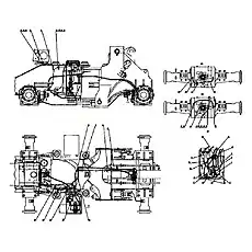 Hydraulic Motor Assembly Electromagnetism - Блок «Z90H22 Охлаждающая система»  (номер на схеме: 1)