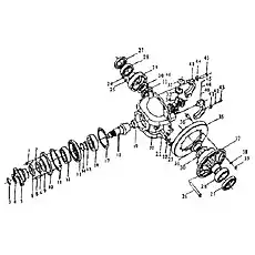 Pinion gear - Блок «Передняя задняя ось ведущей оси»  (номер на схеме: 18)