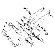 Tail bushing - Блок «Рабочее оборудование»  (номер на схеме: 28)