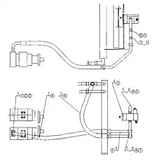 Hose joint - Блок «Система охлаждения вентилятора»  (номер на схеме: 3)