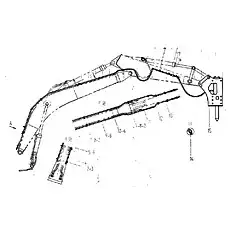 Хомут - Блок «Основной трубопровод гидромолота»  (номер на схеме: 3)