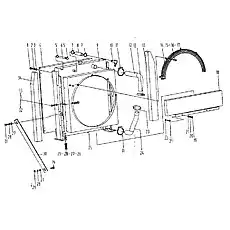 Болт M10x30-8.8-Zn.D - Блок «Система охлаждения»  (номер на схеме: 1)
