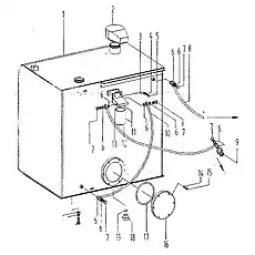 Элемент предфильтра фильтрующий - Блок «Топливная система»  (номер на схеме: 12)
