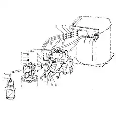 Фитинг - Блок «Трубопровод обратный»  (номер на схеме: 13)