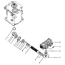 Винт M8x35-8,8-Zn.D - Блок «Трубопровод подачи масла»  (номер на схеме: 7)